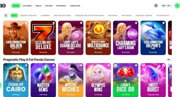 Play Online Casino Games at 10bet UAE