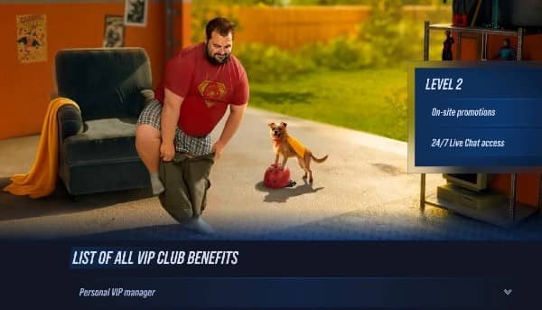 get VIP club benefits at VegasHero Casino