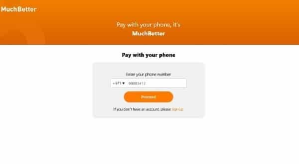 Complete the MuchBetter casino deposit