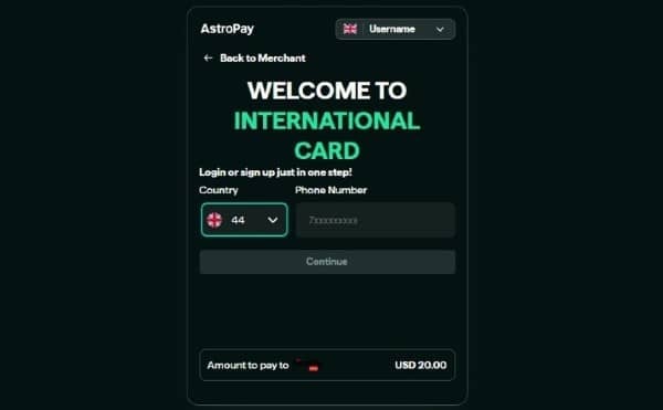 Complete the deposit transaction