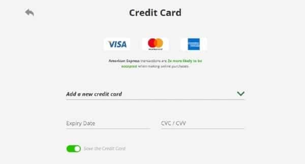Provide your card details